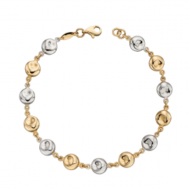 WHITE/YELLOW GOLD BRACELET